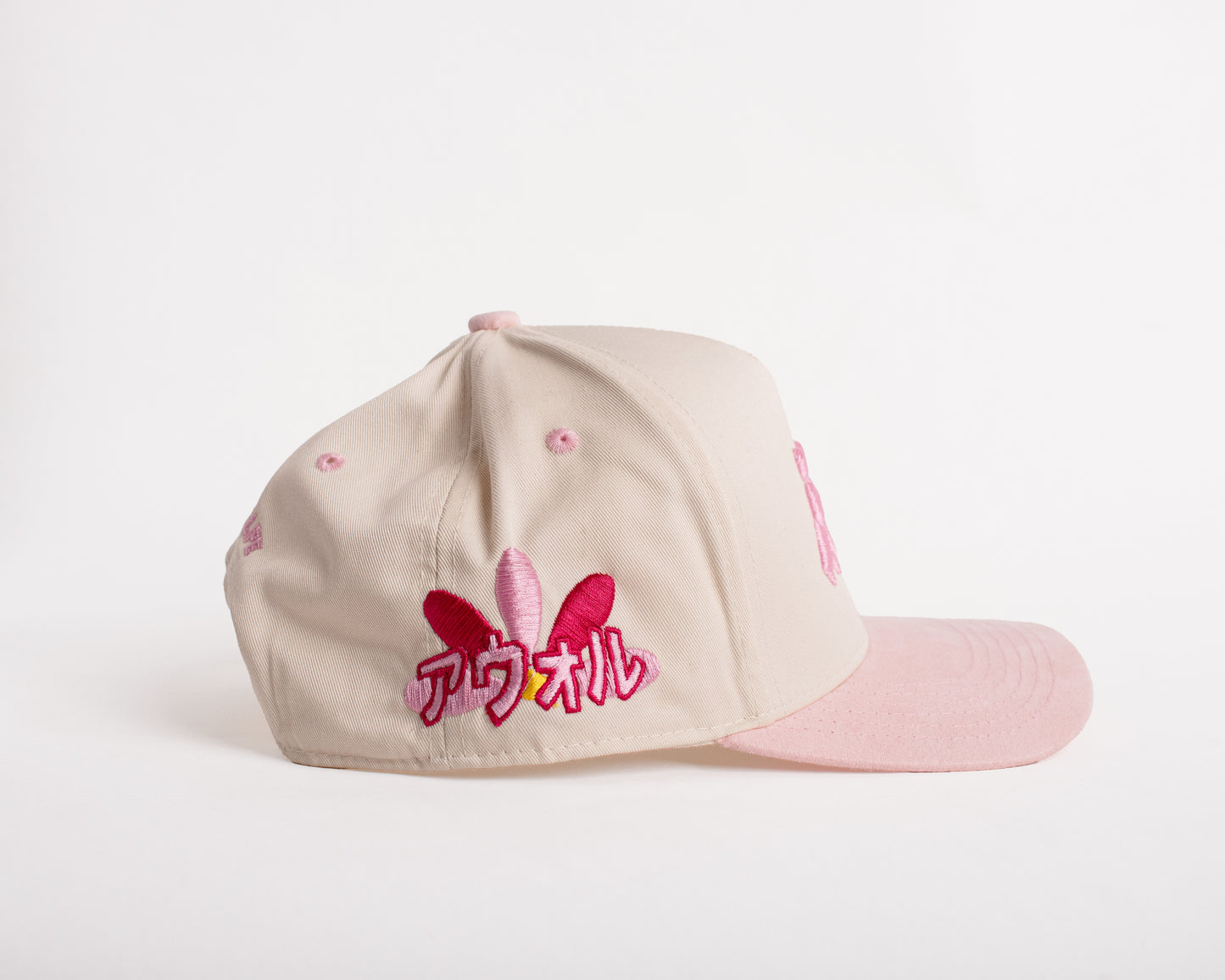 AWOL LOGO CAP “CLEAR PINK”