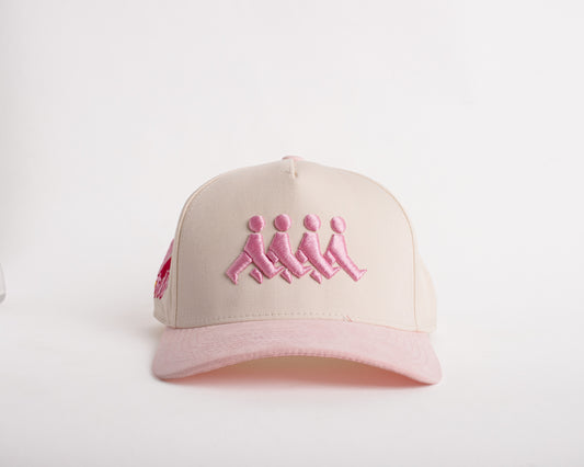 AWOL LOGO CAP “CLEAR PINK”